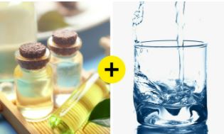 زيت شجرة الشاي والماء