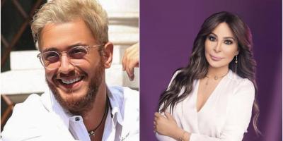 إليسا تحتصن سعد لمجرد.. والأخير يتغزل بها!