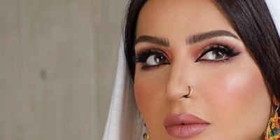 بدور البراهيم تحتفل بعيد ميلادها الـ 38 بفستان ذهبي اللون