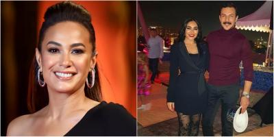 هند صبري وجهًا لوجه مع خطيبها السابق باسل خياط في الجونة.. تنهيدة ونظرة عتاب