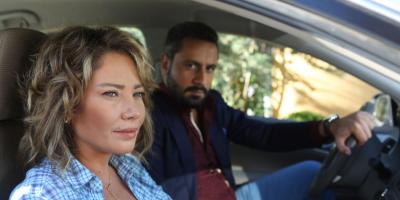 سلافة معمار وقيس الشيخ نجيب من كواليس مسلسل