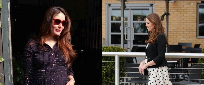 مشاهير أظهروا نتوءة حملهم في أزياء منقطة