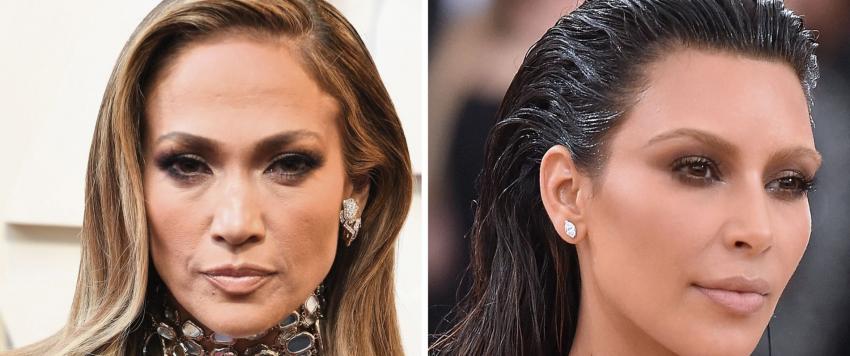 كيم كارداشيان وجينيفر لوبيز