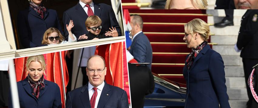 أبناء شارلين أميرة موناكو يخطفان الأضواء في أحدث ظهور لهما