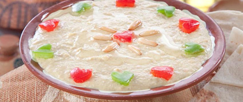 حمص بالكاري واللبن