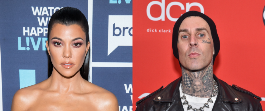 كورتني كارداشيان وترافيس باركر كورتني كارداشيان وترافيس باركر