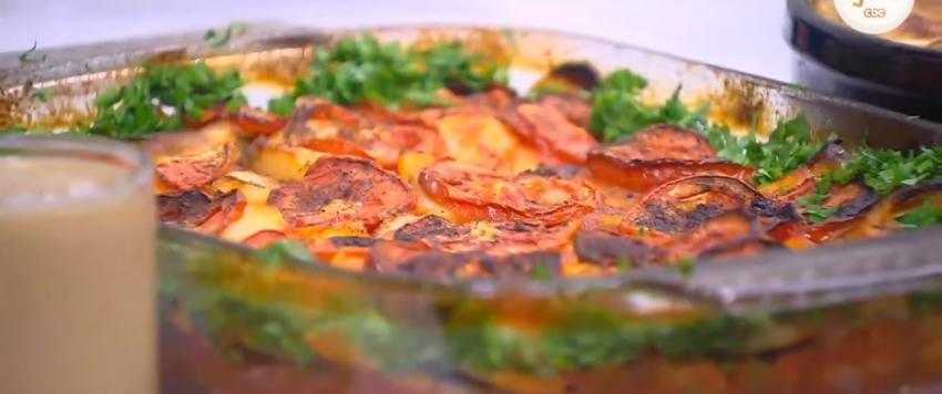 طريقة إعداد صينية البطاطا بكبدة الدجاج