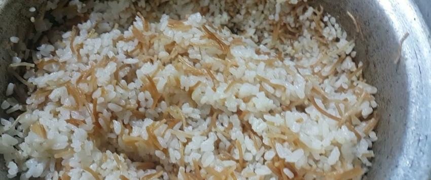 الأرز المحروق